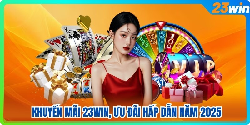 Khuyến mãi 23WIN, ưu đãi hấp dẫn năm 2025
